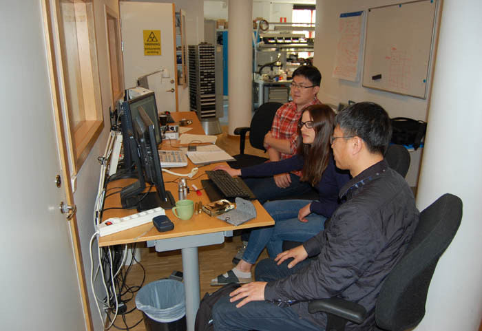 Training at XCounter (Sweden)